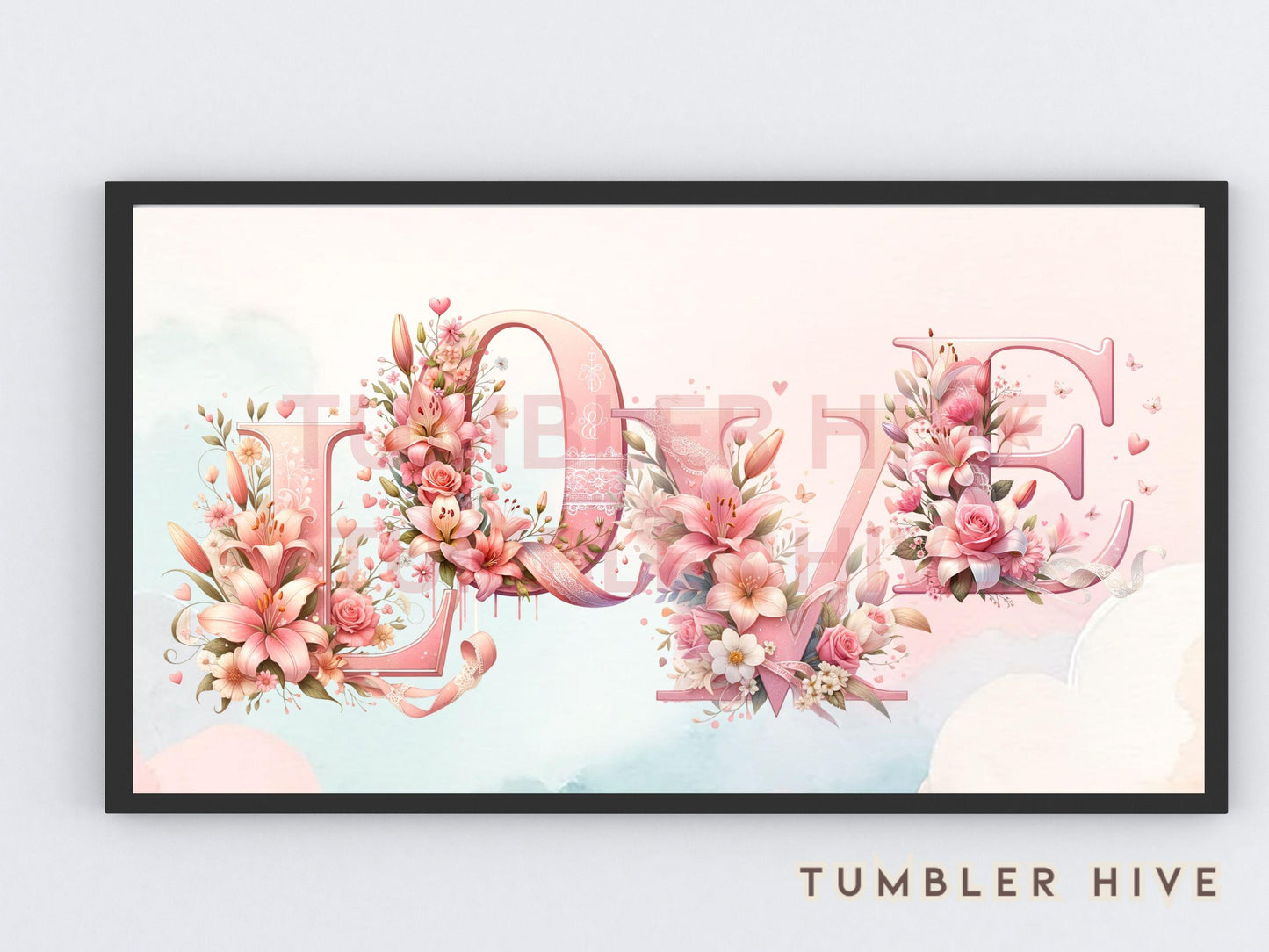 Romantic Pink Alphabet Tumbler Wrap Mugs Christmas Wedding Valentine Love Ornament Keepsake Commercial Use Allowed PNG, Clipart downloads