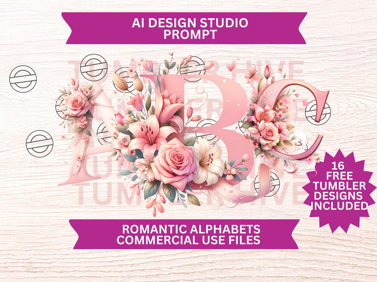 Romantic Pink Alphabet Tumbler Wrap Mugs Christmas Wedding Valentine Love Ornament Keepsake Commercial Use Allowed PNG, Clipart downloads