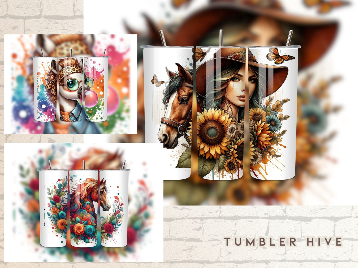 Baby Highland Cow Tumbler Wrap, 20 oz Skinny Sublimation Tumbler Design, Cute Highland Print Sublimation Design Png, Tumbler Png Downloads